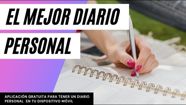 Aplicación para TENER UN DIARIO PERSONAL GRATIS Guarda tus ideas y secretos con contraseña