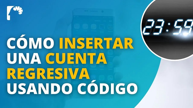 Cómo INSERTAR un Reloj de CUENTA REGRESIVA en un sitio web usando código html